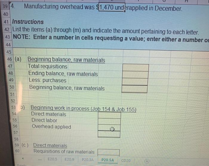first month of the new fiscal year Dec. 1 Beginning balance 31