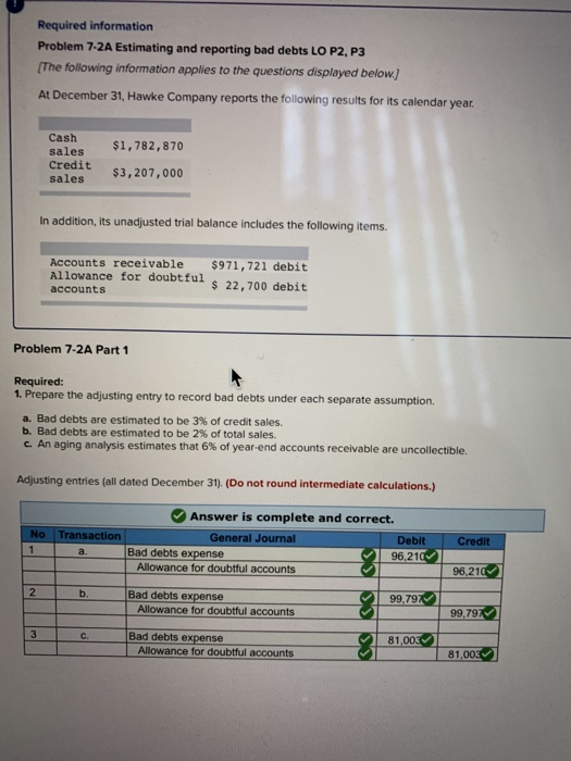 P3 [The following information applies to the questions displayed below! At December