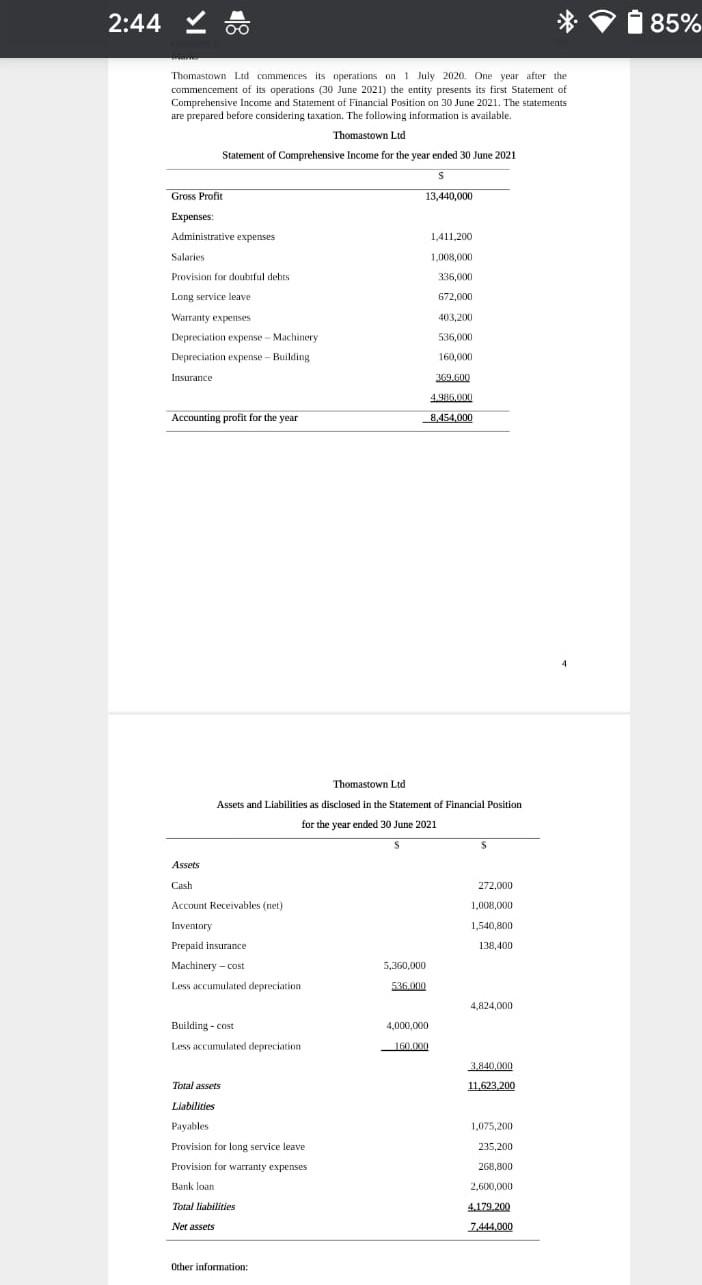 Old MathJax webview Thomastown Ltd commences its operations on 1 July 2020.