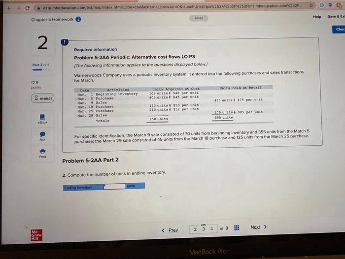  eztomheducation.com/ext/man/index.html?con conexternal browserslaunchurtos%253A%252F%252Fims.meducation.com 252F O Help Save & Ex Chapter 5
