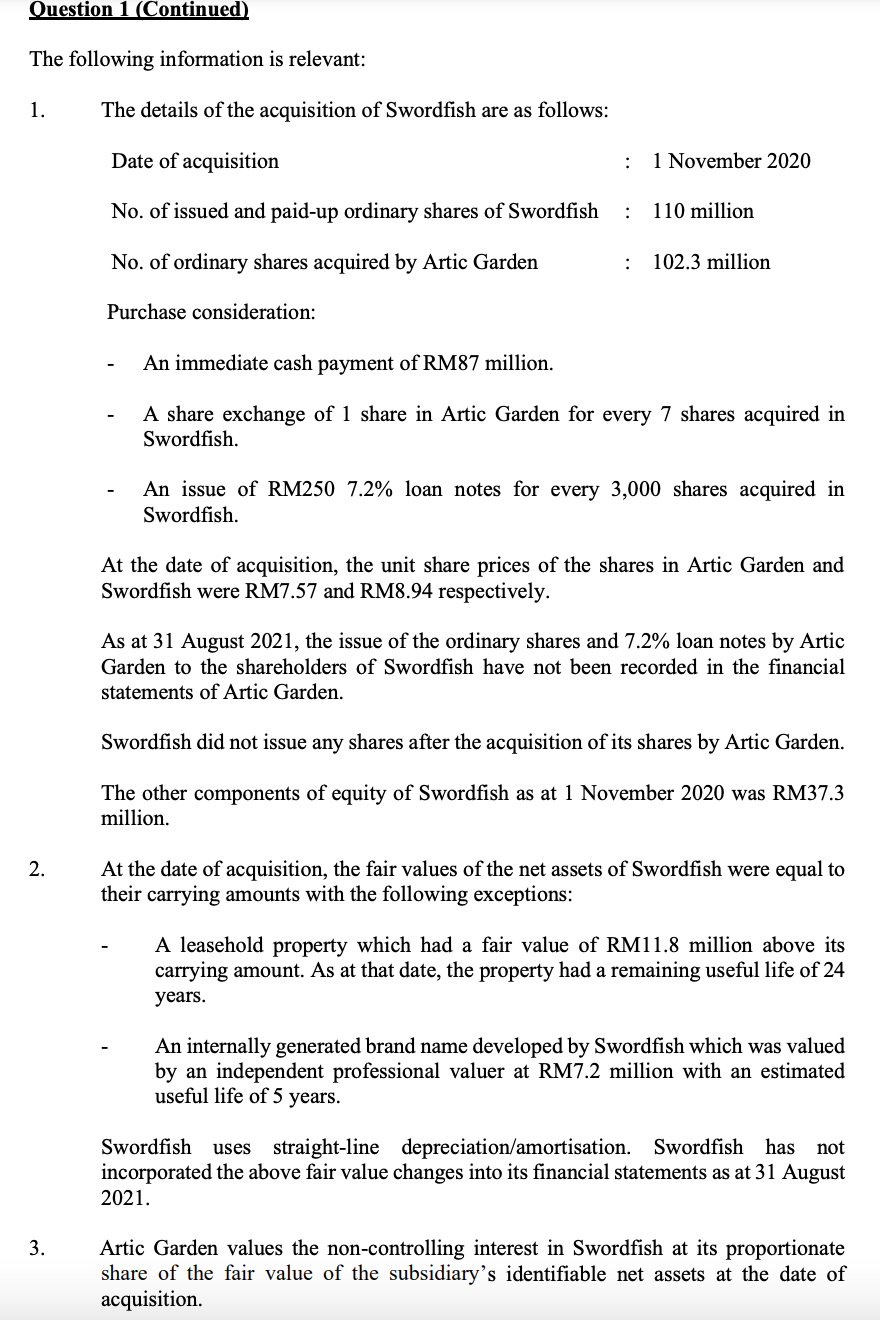 this below RE Answer ALL FIVE (5) compulsory questions. Question 1 Artic