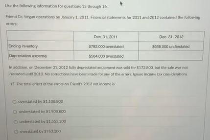 This question has two parts. Please consider answering both. Thanks Use the