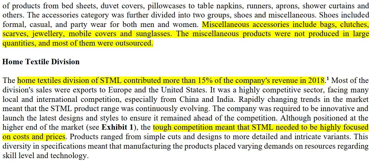 case concerns a cost system that may lead to better decision-making, including,