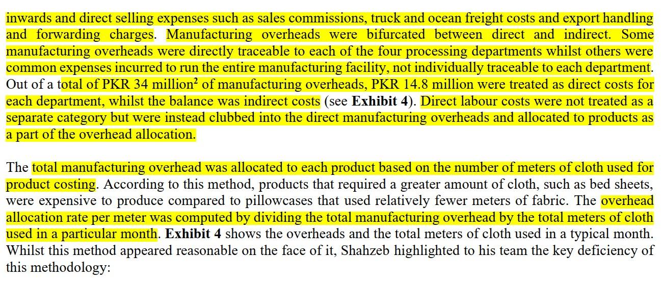 and contribution analysis and combine them with profitability analysis for each product