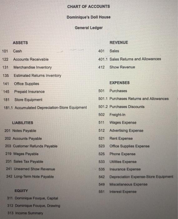 shop in which she tells new and antique dolls. She is particularly