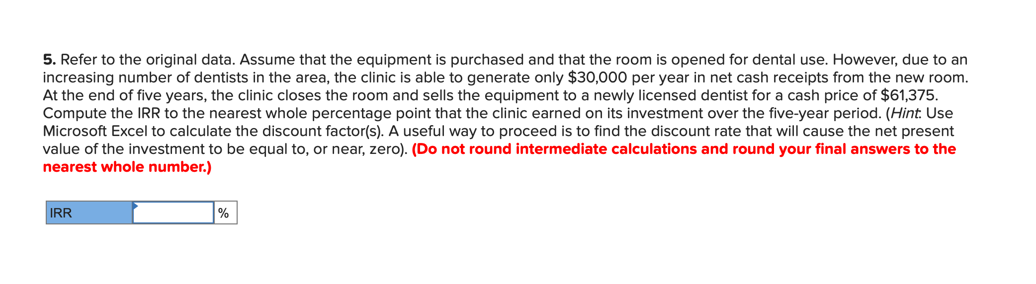 and other items out of a spare room in the clinic and