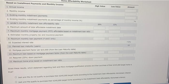 Home Using the Installment Debt Loan Criterion? Next week, your friends Josh