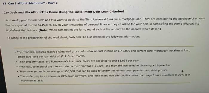 and Mia want to apply to the Third Universal Bank for a