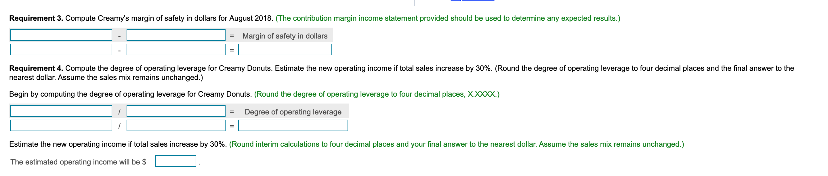 breakeven point in dozens of plain donuts and custard-filled donuts. Prove your