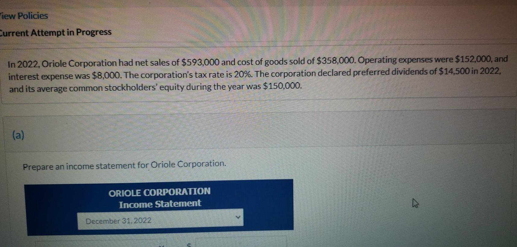 I don't understand what I am needing to do. iew Policies Current