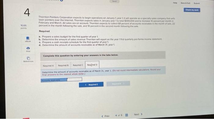 sales in January year to total $300,000 and so increase percent per