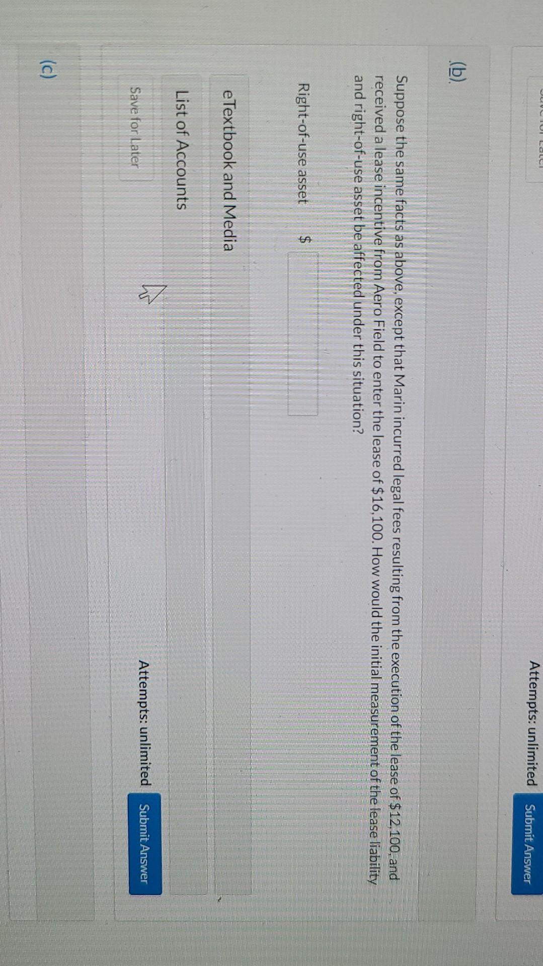 lease a hanger from Aero Field Management Company. The following information pertains