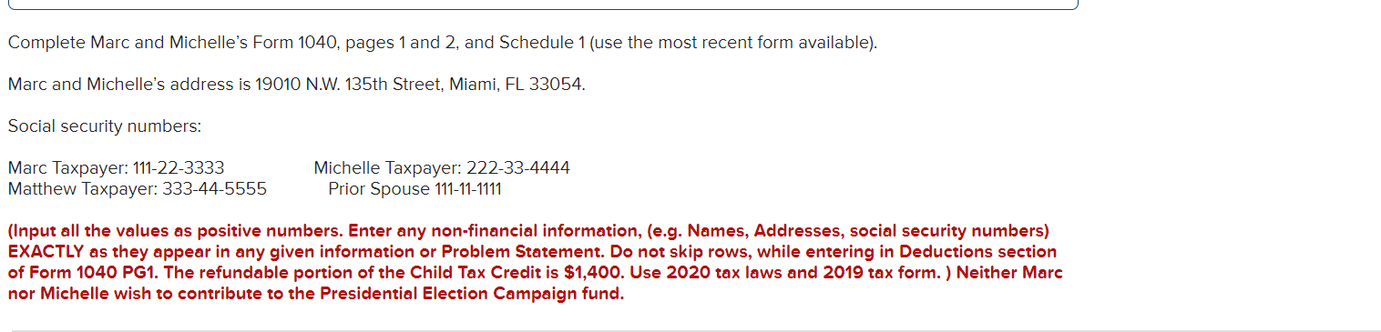 earned salaries this year of $64,000 and $12,000, respectively. In addition to
