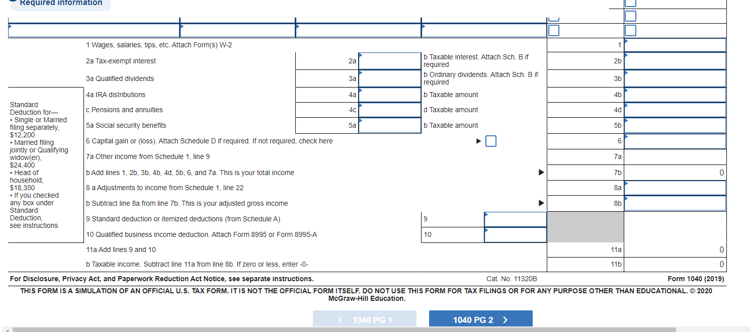 Marc paid alimony to a prior spouse in the amount of $1,500