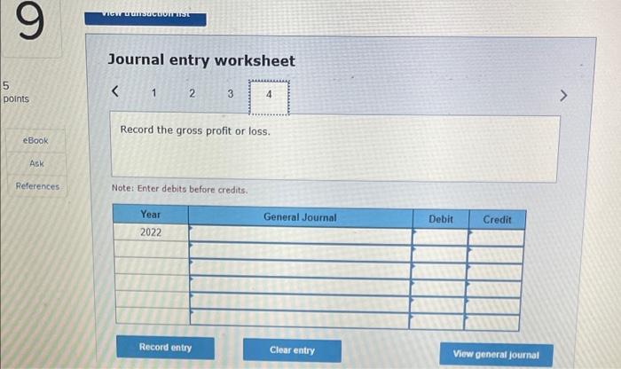 or loss to be recognized in each of the three years 20.