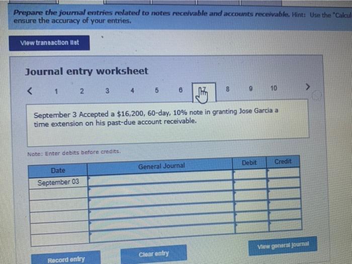 $9,600, 30-day, 7% note in granting Melanie Doerr a tine extension on
