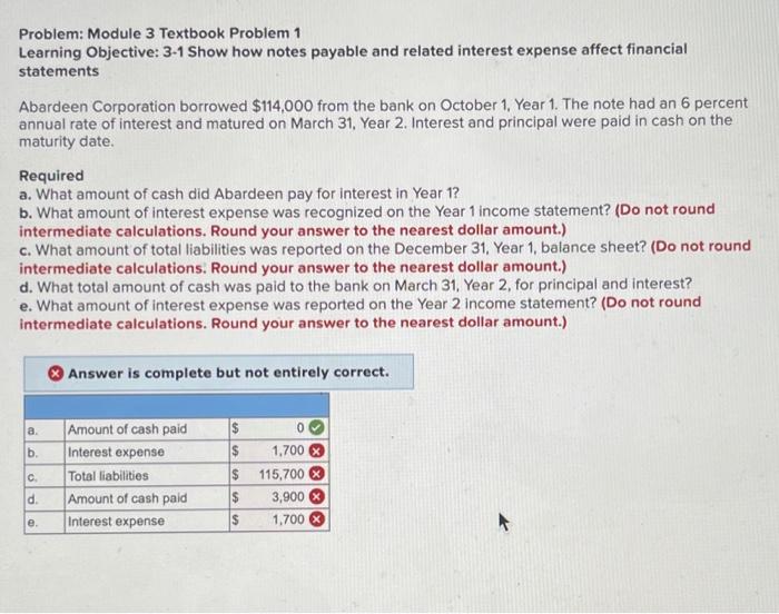 can you share the work please im confused Problem: Module 3 Textbook