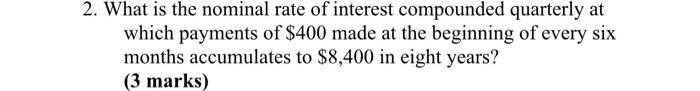 please use TIBAA II CALCULATOR FUNCTIONS 2. What is the nominal rate