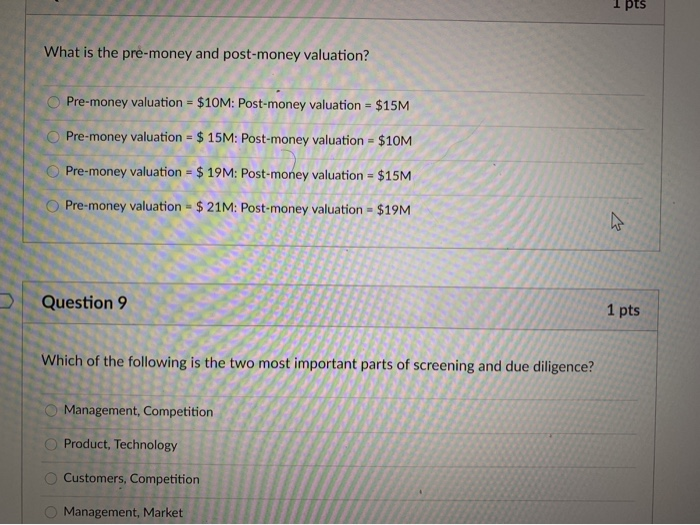 PPS (price per share) $1:00 Number Shares 5,000,000 % Pre Series A