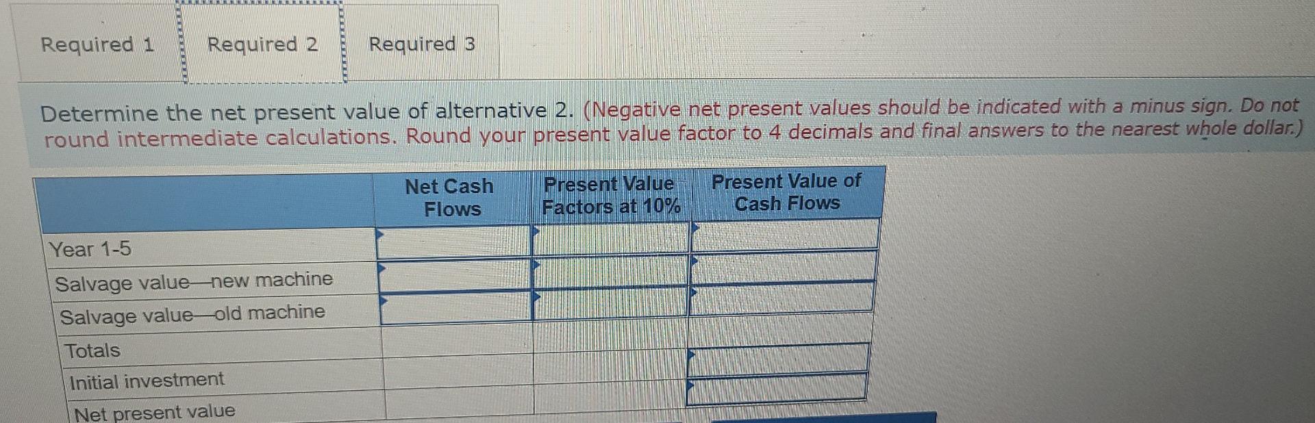 requires a 10% rate of return on its investments. (PV of $1.