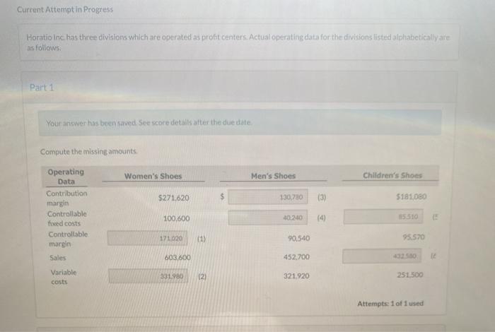  I NEED PART TWO DONE ASAP ... I WILL MAKE SURE