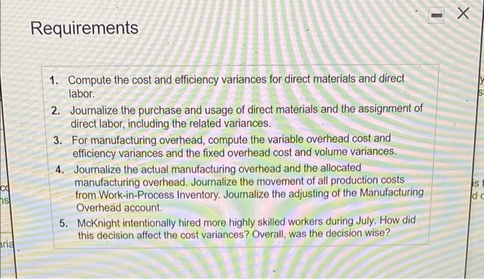 (3 minutes @ $0.14 per minute) Manufacturing Overhead: Variable (3 minutes @