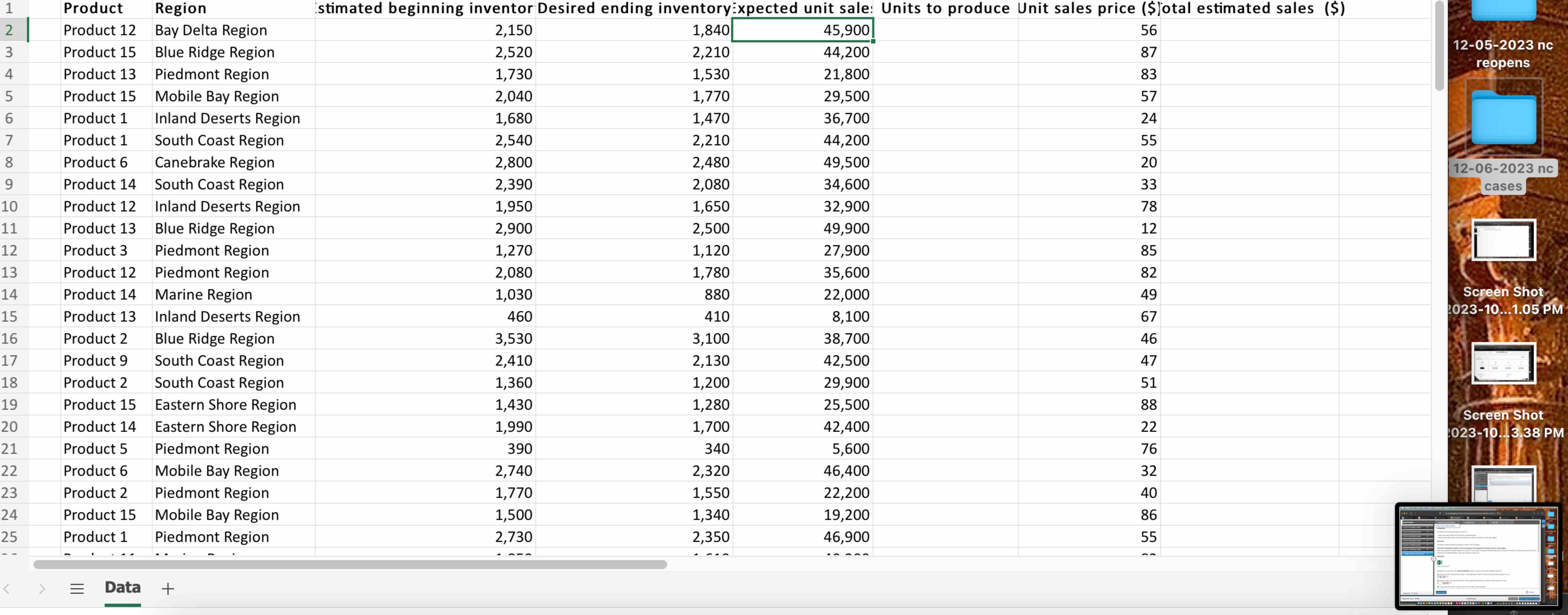  Budgeting Completing this activity will help you learn to: Determine sales