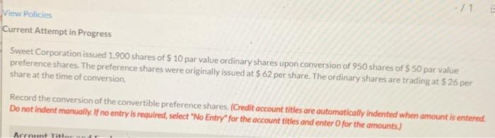  - 71 View Policies Current Attempt in Progress Sweet Corporation issued