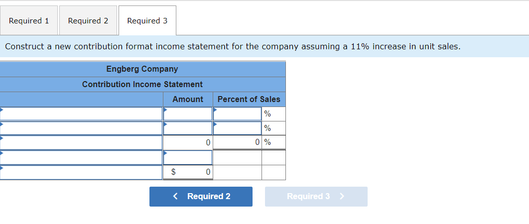 and Use the Degree of Operating Leverage (LO5-8] Engberg Company installs lawn