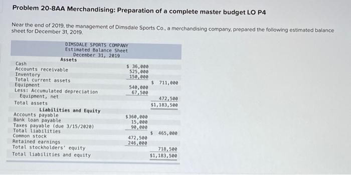 for January, February, and March of 2020, management gathers the following information.