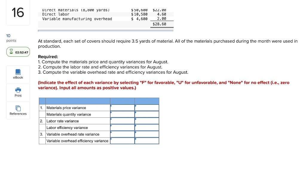 Parts, Inc., manufactures auto accessories. One of the company's products is a
