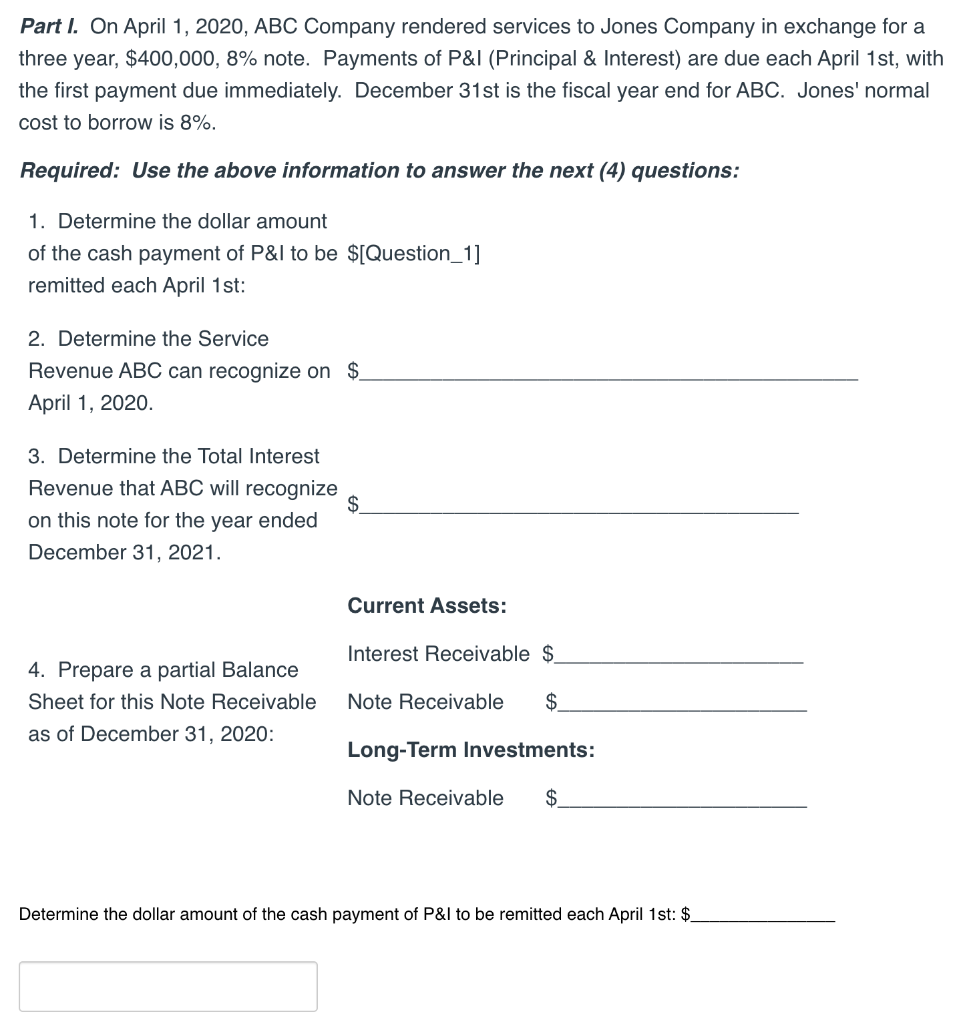 to help answer the following questions. * Do not round any answer