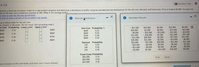  02 1 SO 4.13 Question Help blement a financial simulation model