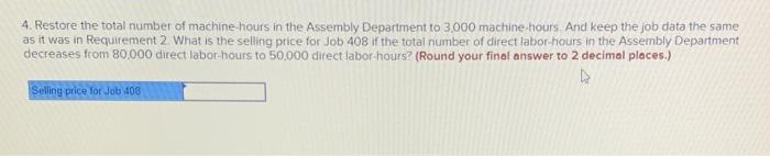 area back to $390,000, keeping all of the other data the same