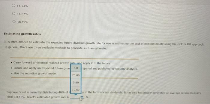 4. The cost of retained earnings It a firm cannot invest retained