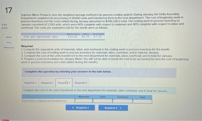 Department completed its processing of 26,600 units and transferred them to the