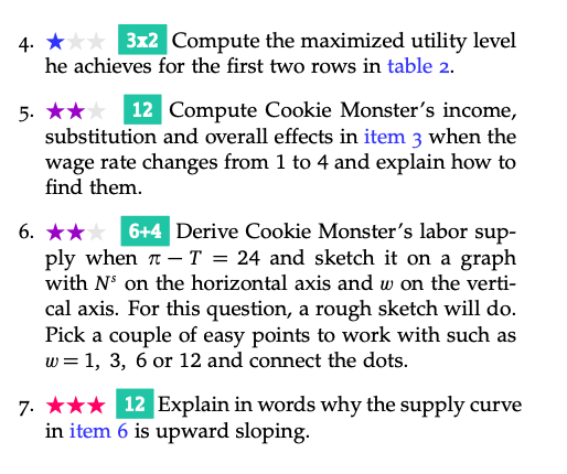 down his utility maximiza- tion problem and find his optimal consumption bundle