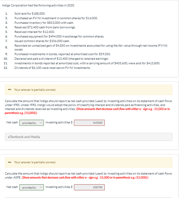  I got both Ifrs and Aspe wrong, please show work and