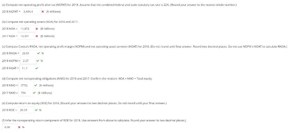 Costco Wholesale Corporation Consolidated Statements of Earnings For Fiscal Years Ended ($