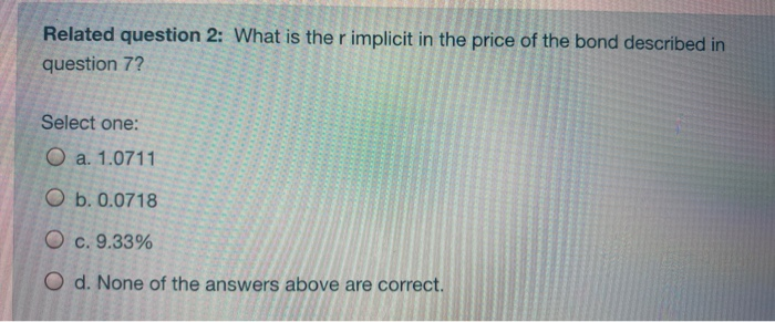  answer the first question Related question 2: What is the r