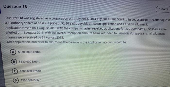 not one of the main accounts used for liquidation? A liquidation B)