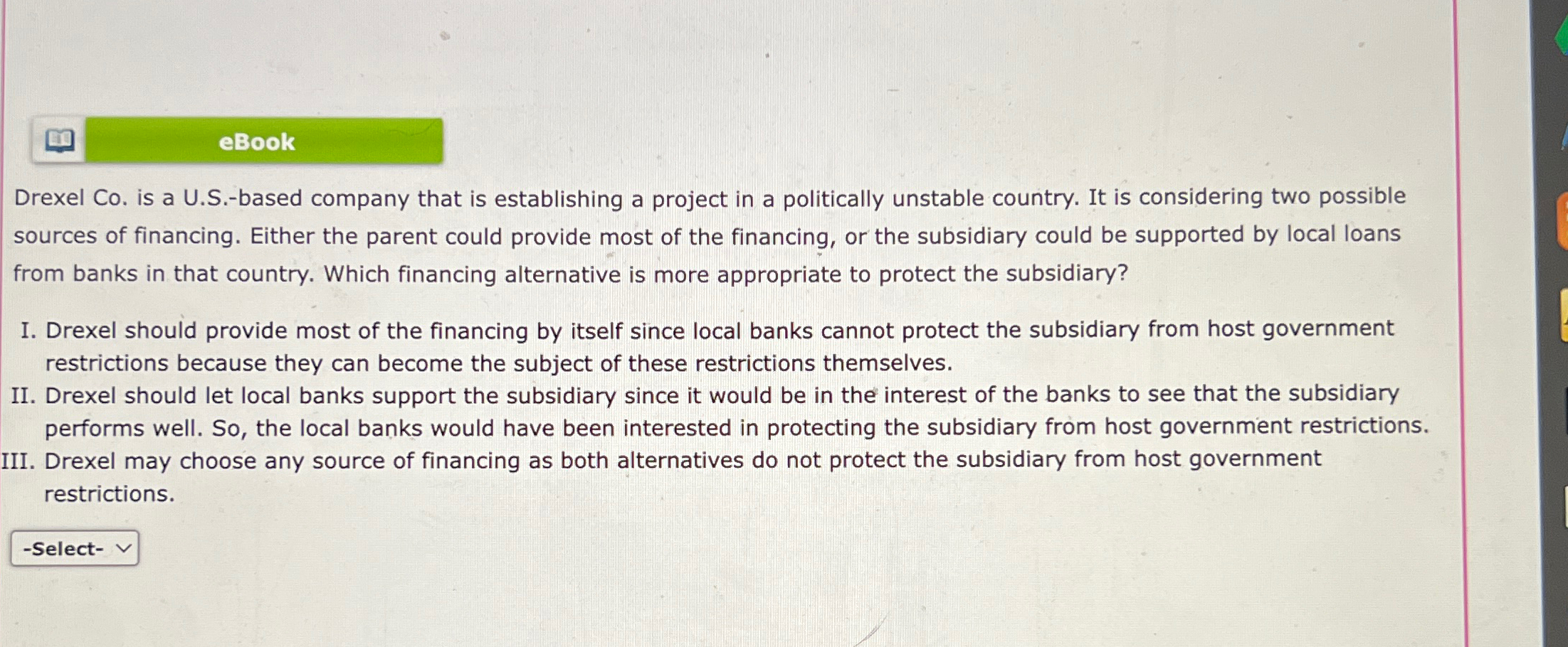  Drexel Co. is a U.S.-based company that is establishing a project