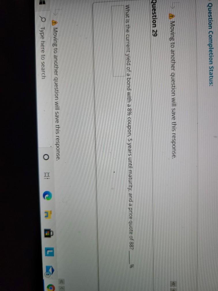 response. Question 28 of 40 Question 28 1 points Save Answer Consider