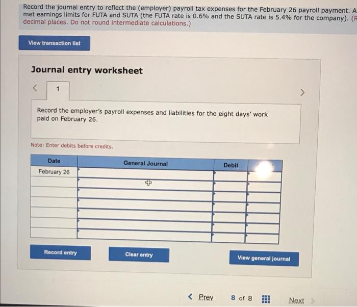 company paid canh to Lyn Addie for eight days' work at $125