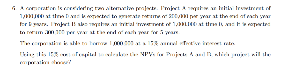 Answer is B how do I do it? 6. A corporation is