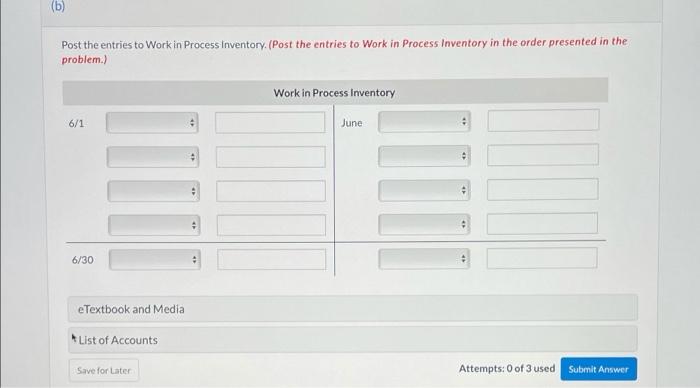 overhead 320 540 580 400 675 725 $1,320 $2,015 $2.205 During June,