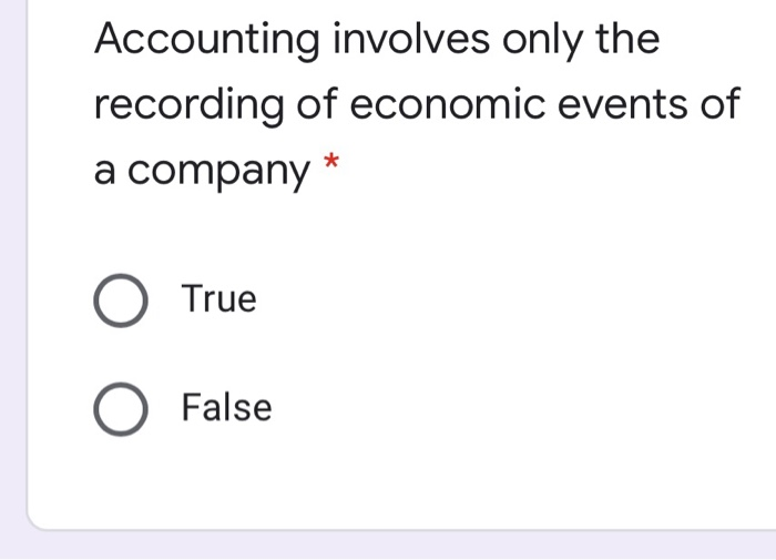 expressed in terms of money be included in the accounting records *