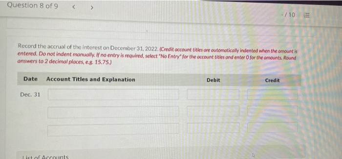 January 1. Sage Hill has a December 31 year end, Prepare a