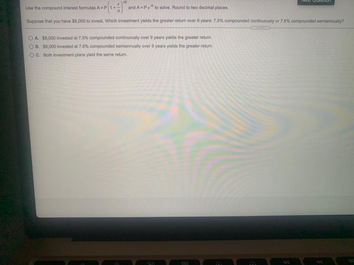 exponents. 243" 13 O A. (-5) o B. 10 OC. OD esc