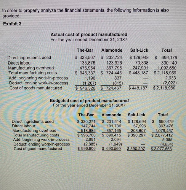 report should analyze BBCC's current cost allocations and give advice for the